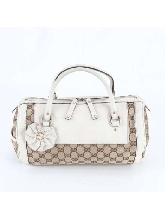 Gucci Handbags - Gucci GG Canvas Leather Handbag Tote